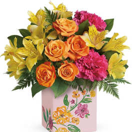 Teleflora's Painted Blossoms Bouquet