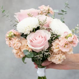 Pastel prom bouquet