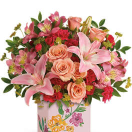 Teleflora's Brushed With Blossoms Bouquet