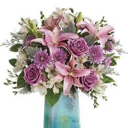 Teleflora's Art Glass Treasure Bouquet