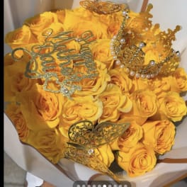 Bouquet yelow roses