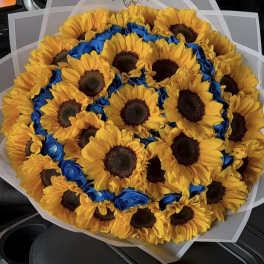Sunflower& blue