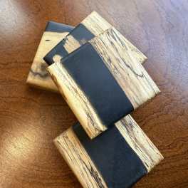 Spalted Black Walnut Coasters