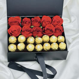 Luxury Rose & Chocolate Gift Box