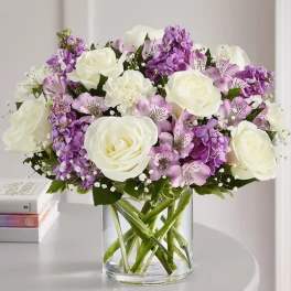Lavender & White bouquet