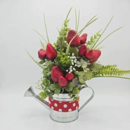 Strawberry Patch Artificial Bouquet