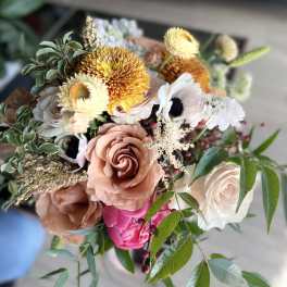 Golden Blush Bridal Bouquet