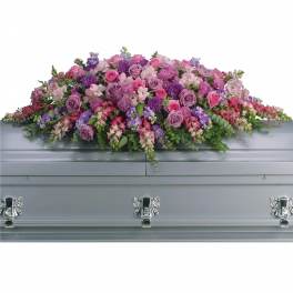 wonderful life Casket Spray