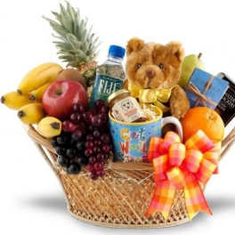 FEEL BETTER SOON FRUIT & GOURMET BASKET