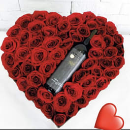 Red Roses Heart Shaped