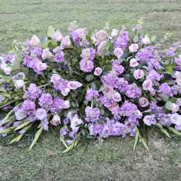 Lavender Casket