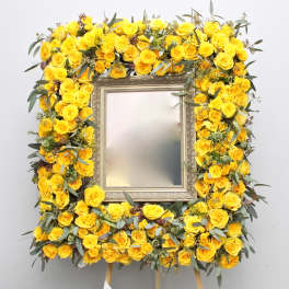 Yellow Roses Frame