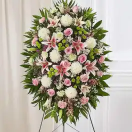 Pastel Sympathy Standing Spray