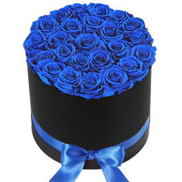 True Blue - Rose Box