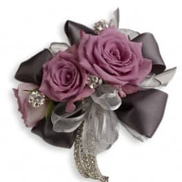 Roses And Ribbons Corsage