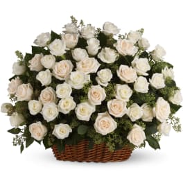 Bountiful Rose Basket by Teleflora