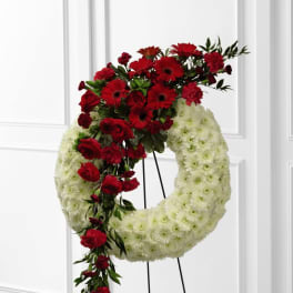 The FTD® Graceful Tribute™ Wreath