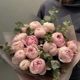 BP113 - Light Pink Peony Bouquet