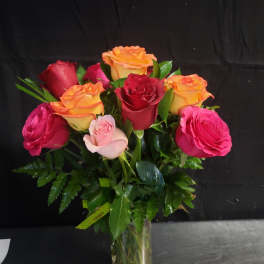 MIXED ROSES BOUQUET