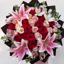 Blushing Romance Bouquet