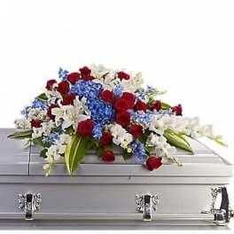 Distinguished Service Casket Spray