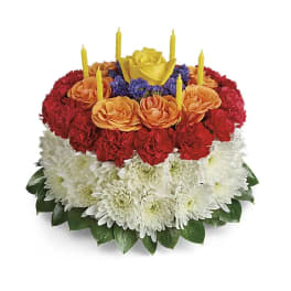 Your Wish Is Granted Birthday Cake Bouquet