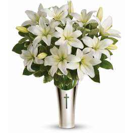 Teleflora's Sacred Cross Bouquet