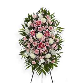 Pink Tribute Spray by Teleflora