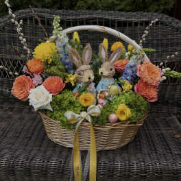 Easter Bunny Garden Basket
