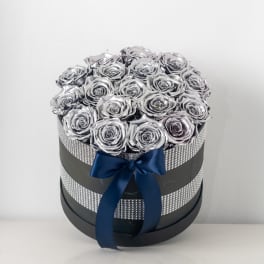 Silver Tones Roses