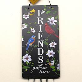 25 3/4 Inch Friends Gather Here Windchime