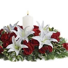 Luminous Lilies Centerpiece