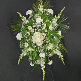 Mixed White Florals Standing Spray