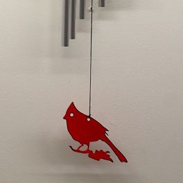 31 Inch Cardinal Windchime