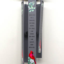 31 Inch Cadinal Bar Windchime