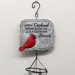 20 Inch Cardinal Windchime