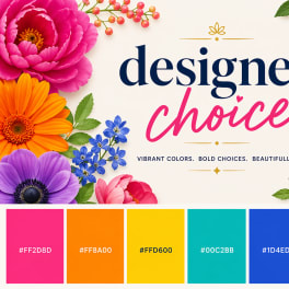 Designer's Choice - Vibrant Colors -Large