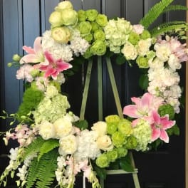 Feminine wreath