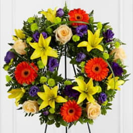 The FTD® Radiant Remembrance™ Wreath