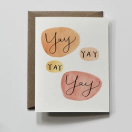 Yay Yay Yay Yay Congratulations Card To Celebrate