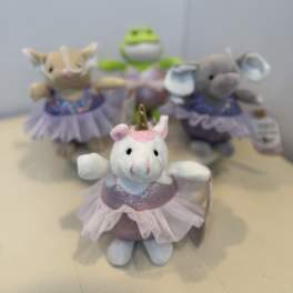Mini Plush Ballerina Animals