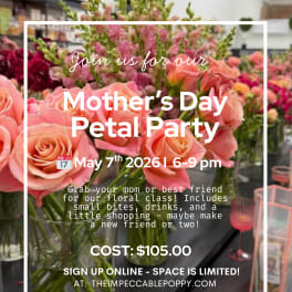 Mother's Day Floral Class