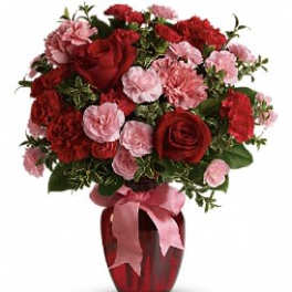 Dance with Me Bouquet with Red Roses