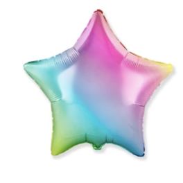 Grasdient Pastel Star Balloon