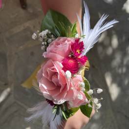 Pink Corsage