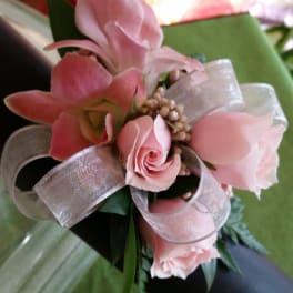 Cotton Candy Corsage