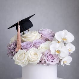 Lavender Graduation Luxe – White Box