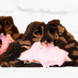 Strawberry Chocolate Lava Cookie - (NY Style)