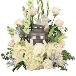 Eternal Peace Urn)Cremation Flowers)urn not included