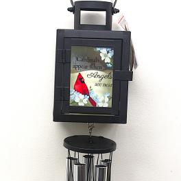 24 Inch Cardinal Lantern Windchime